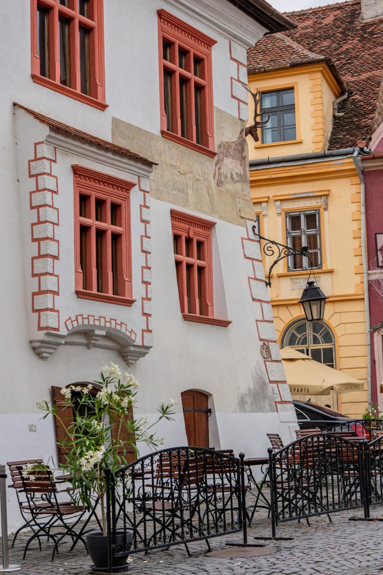 Casa Cu Cerb Hotel Sighisoara Bagian luar foto