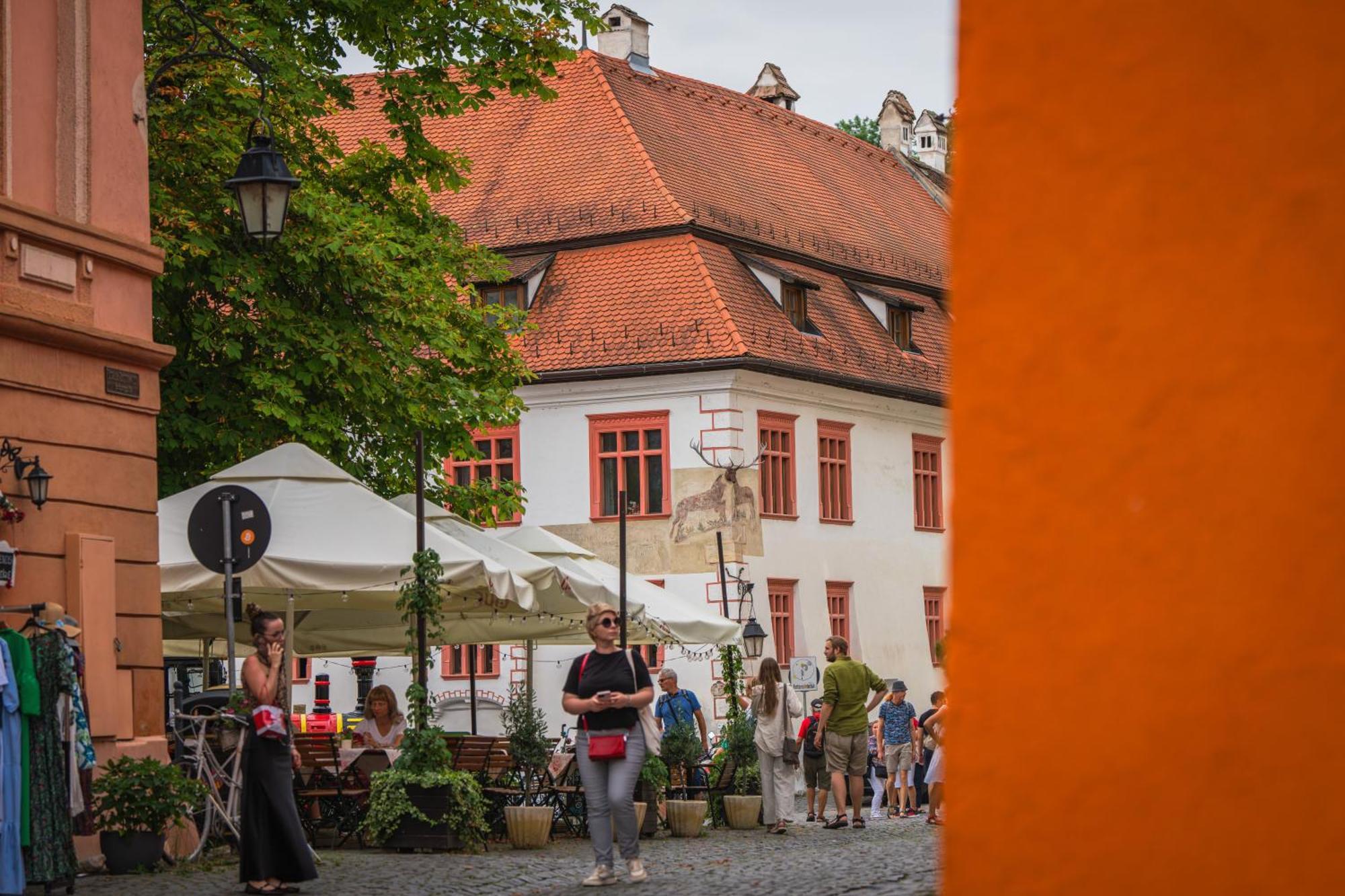 Casa Cu Cerb Hotel Sighisoara Bagian luar foto