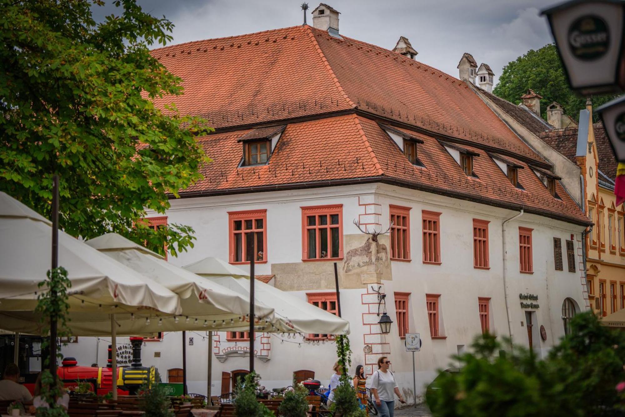 Casa Cu Cerb Hotel Sighisoara Bagian luar foto