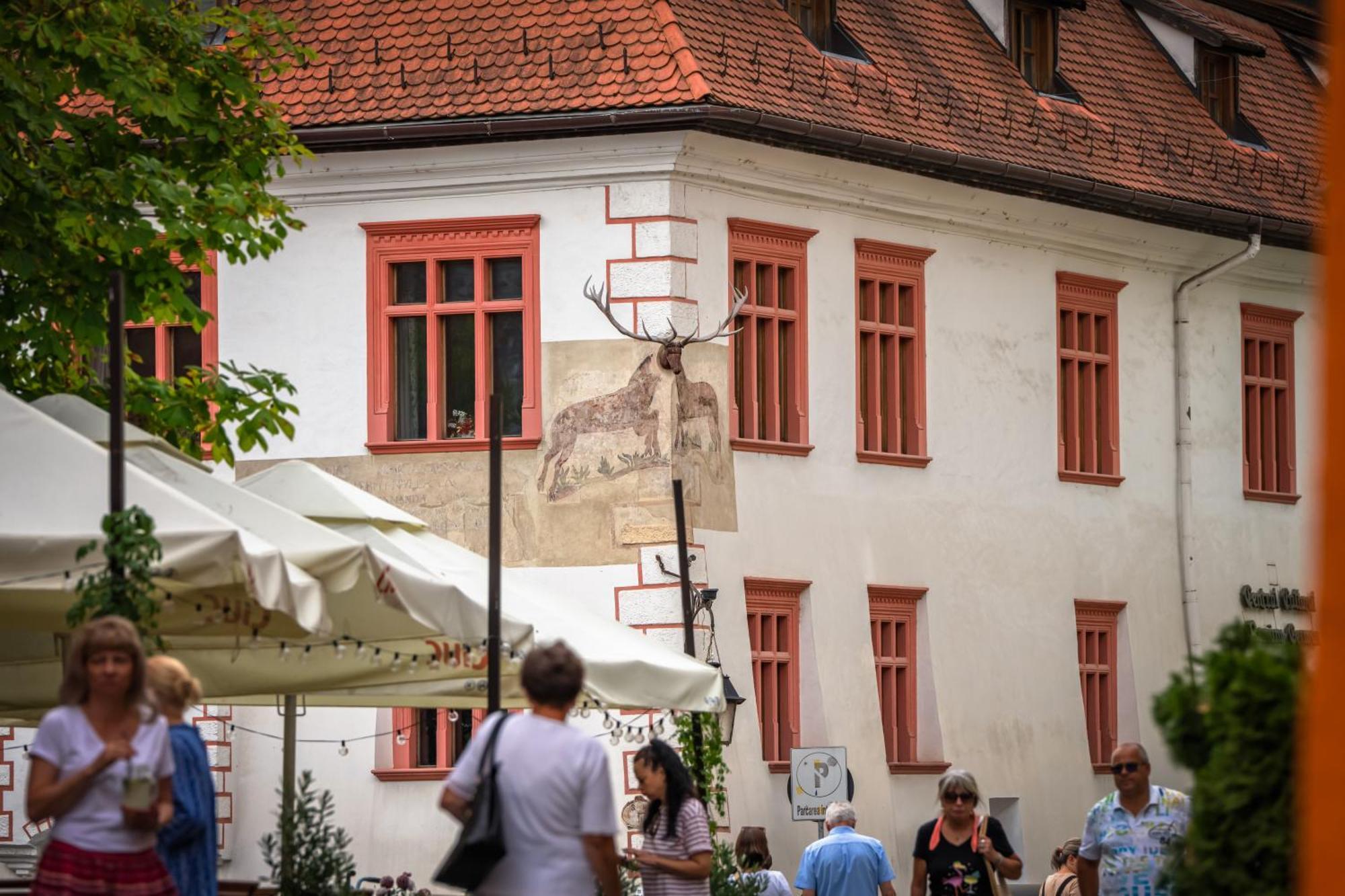 Casa Cu Cerb Hotel Sighisoara Bagian luar foto