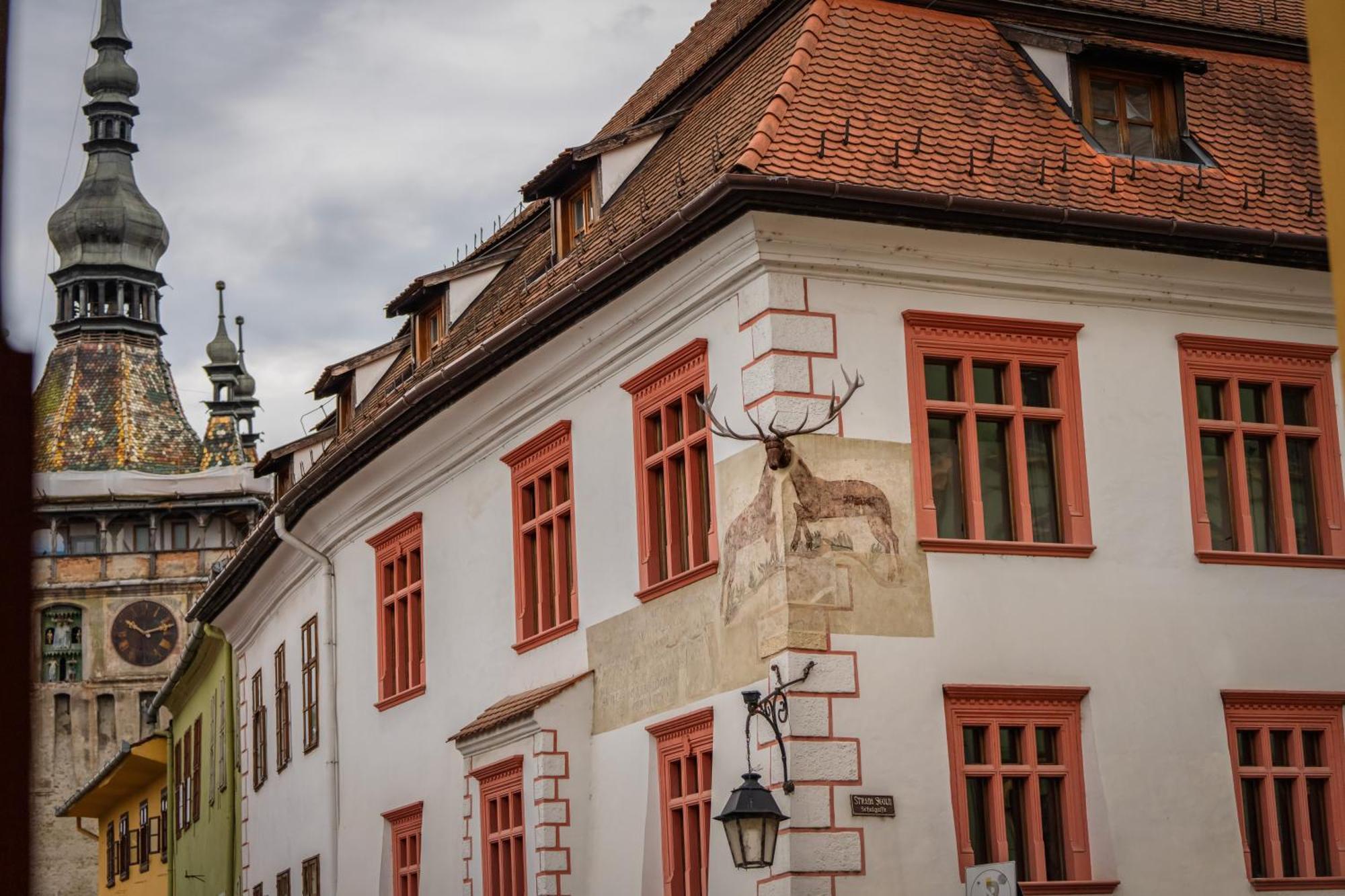 Casa Cu Cerb Hotel Sighisoara Bagian luar foto