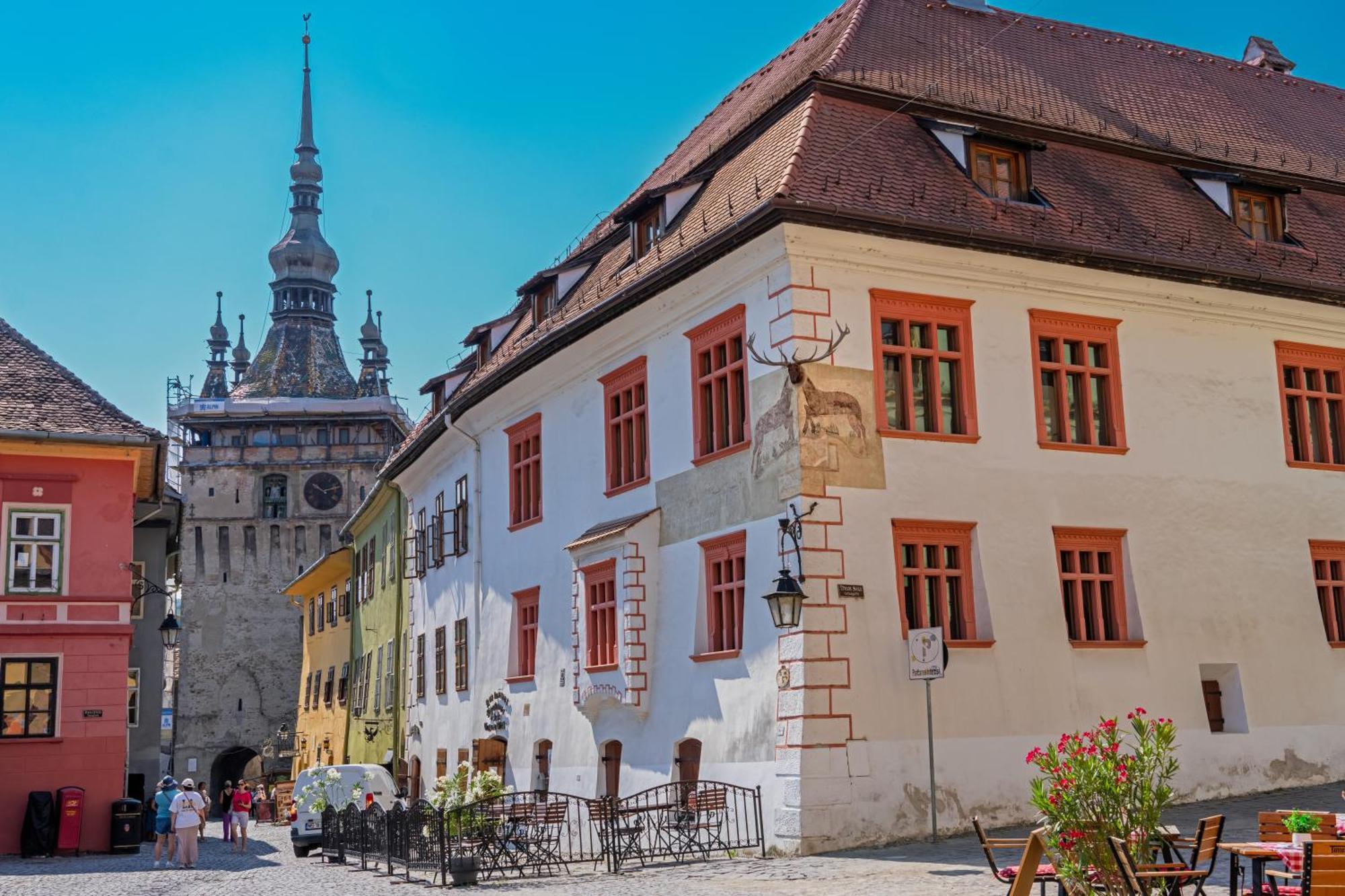 Casa Cu Cerb Hotel Sighisoara Bagian luar foto