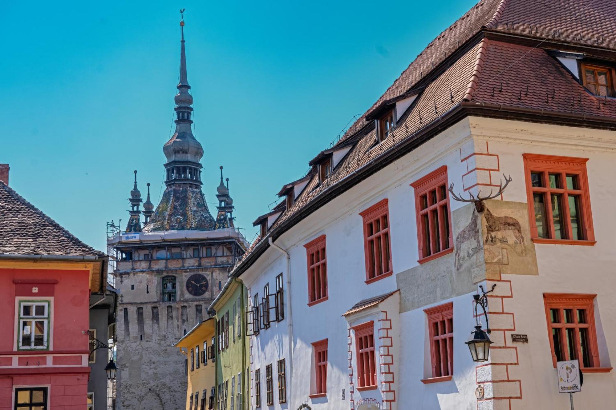 Casa Cu Cerb Hotel Sighisoara Bagian luar foto