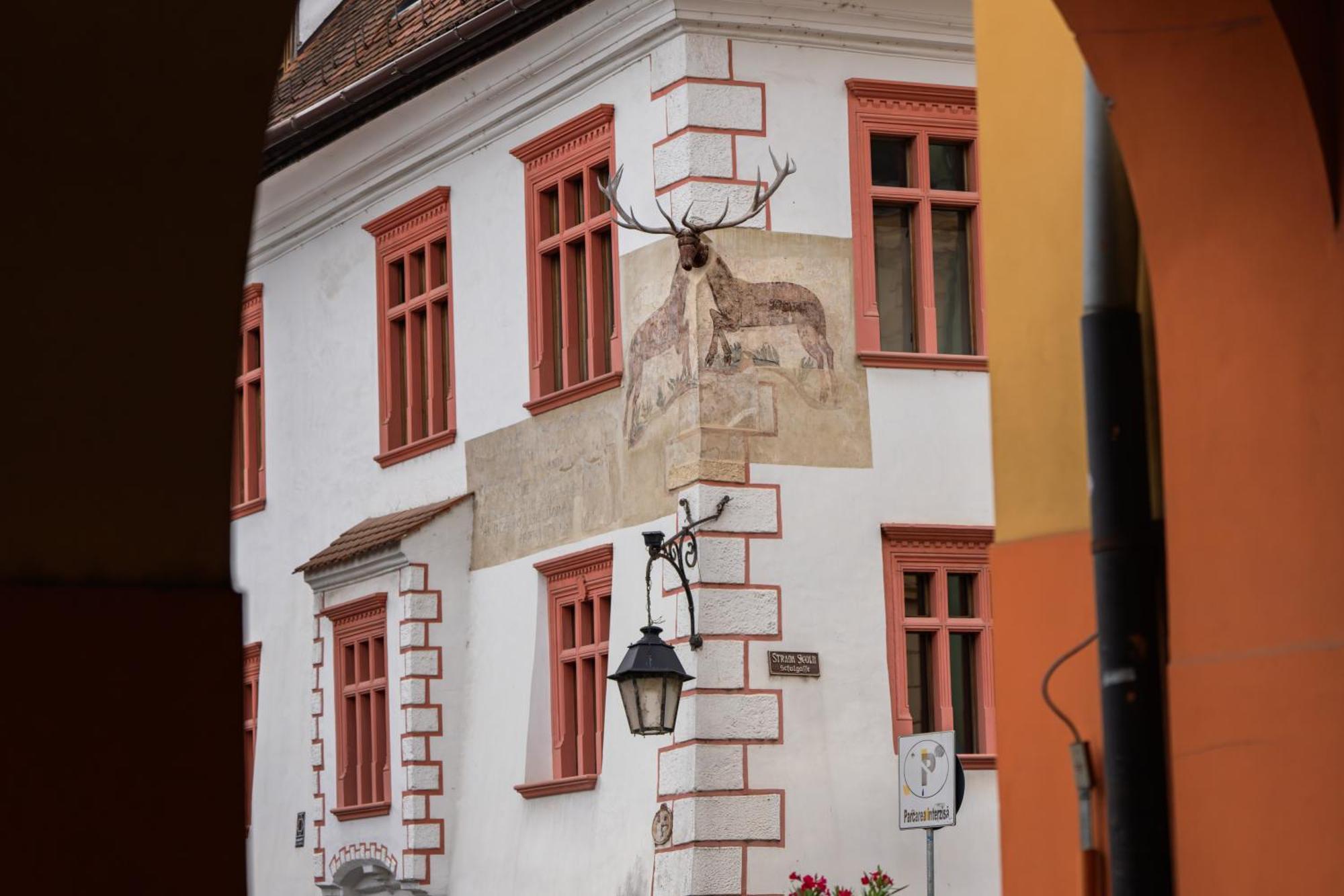 Casa Cu Cerb Hotel Sighisoara Bagian luar foto