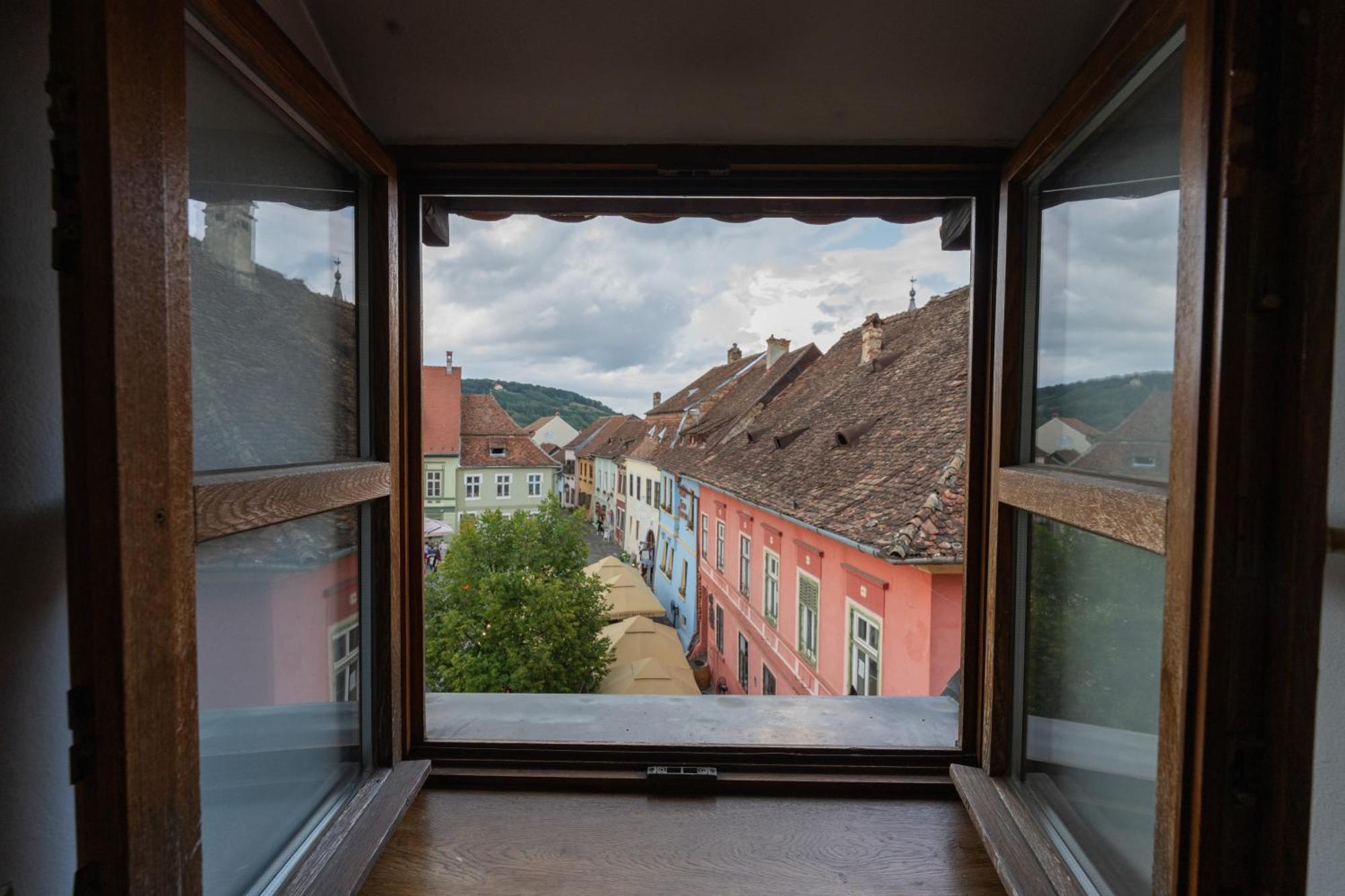 Casa Cu Cerb Hotel Sighisoara Bagian luar foto